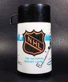 Vintage Rare 1974 Aladdin Canadian NHL Ice Hockey Orange and Black Lunch Box Thermos Set - Treasure Valley Antiques & Collectibles
