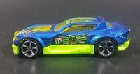 2017 Hot Wheels Digital Circus Rally Cat Blue Die Cast Toy Race Car Vehicle 305/365 - Treasure Valley Antiques & Collectibles