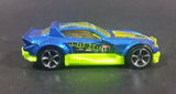 2017 Hot Wheels Digital Circus Rally Cat Blue Die Cast Toy Race Car Vehicle 305/365 - Treasure Valley Antiques & Collectibles