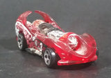 2001 Hot Wheels Power Rocket Clear Red Die Cast Toy Fantasy Race Car Vehicle - Treasure Valley Antiques & Collectibles