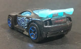 2011 Hot Wheels 3-Lane Super Speedway Exclusive Power Rage Black Die Cast Toy Car Vehicle - Treasure Valley Antiques & Collectibles