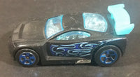 2011 Hot Wheels 3-Lane Super Speedway Exclusive Power Rage Black Die Cast Toy Car Vehicle - Treasure Valley Antiques & Collectibles