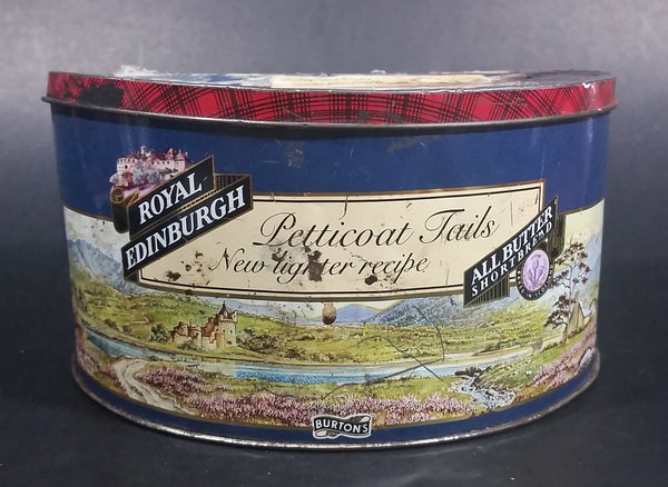 Vintage Burton's Royal Edinburgh Petticoat Tails All Butter Shortbread Biscuits Cookies Tin Container - Treasure Valley Antiques & Collectibles