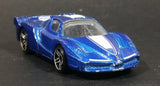 2013 Hot Wheels Ferrari FXX Blue with White Stripe Die Cast Toy Dream Car Vehicle - Treasure Valley Antiques & Collectibles