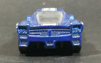 2013 Hot Wheels Ferrari FXX Blue with White Stripe Die Cast Toy Dream Car Vehicle - Treasure Valley Antiques & Collectibles