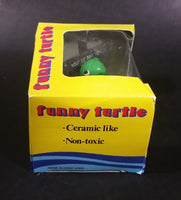 Vintage Funny Turtle Ceramic Like Non-Toxic Figure in Box - Made in Hong Kong - Treasure Valley Antiques & Collectibles