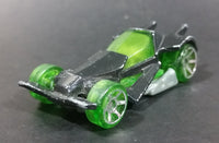 2005 Hot Wheels AcceleRacers RD-04 Black & Lime Green Die Cast Toy Car Vehicle - McDonalds Happy Meal - Treasure Valley Antiques & Collectibles