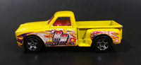 2006 Hot Wheels Custom '69 Chevy Yellow Pickup Truck Die Cast Toy Car Vehicle - Treasure Valley Antiques & Collectibles