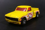 2006 Hot Wheels Custom '69 Chevy Yellow Pickup Truck Die Cast Toy Car Vehicle - Treasure Valley Antiques & Collectibles