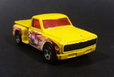 2006 Hot Wheels Custom '69 Chevy Yellow Pickup Truck Die Cast Toy Car Vehicle - Treasure Valley Antiques & Collectibles