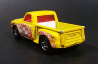 2006 Hot Wheels Custom '69 Chevy Yellow Pickup Truck Die Cast Toy Car Vehicle - Treasure Valley Antiques & Collectibles