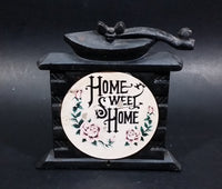 Vintage "Home Sweet Home" 2D Coffee Grinder Shaped Cast Iron Napkin Holder - Treasure Valley Antiques & Collectibles