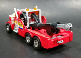 Vintage Majorette Super Movers Kenworth Express Towing Truck Red Die Cast Toy Car Vehicle Opening Hood Scale Made in France 87354GS - Treasure Valley Antiques & Collectibles
