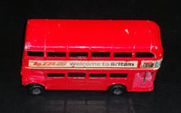 Vintage 1981 Corgi Corgitronics Welcome To Britain Red Double Decker Bus Die Cast Electronic Toy Vehicle - Treasure Valley Antiques & Collectibles