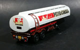 Vintage Majorette Petro Canada Gas Oil Fuel Tanker Semi Tractor Trailer White Die Cast Toy Vehicle - Treasure Valley Antiques & Collectibles