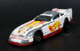 1993 Hot Wheels Racing Series Probe Funny Car 4/8 White Die Cast Toy Race Car Vehicle McDonald's Happy Meal