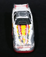 1993 Hot Wheels Racing Series Probe Funny Car 4/8 White Die Cast Toy Race Car Vehicle McDonald's Happy Meal