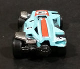 2006 Hot Wheels First Editions Med-Evil Light Blue Die Cast Toy Race Car Vehicle - Treasure Valley Antiques & Collectibles