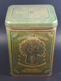 Vintage 1978 Golden Harvest Brand Bleached Flour Large Tin Container - Cheinco - Treasure Valley Antiques & Collectibles