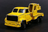 Vintage 1980s Majorette Movers Crane Truck Yellow #283 1/100 Die Cast Metal Toy Construction Equipment Vehicle - Treasure Valley Antiques & Collectibles