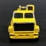 Vintage 1980s Majorette Movers Crane Truck Yellow #283 1/100 Die Cast Metal Toy Construction Equipment Vehicle - Treasure Valley Antiques & Collectibles