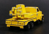 Vintage 1980s Majorette Movers Crane Truck Yellow #283 1/100 Die Cast Metal Toy Construction Equipment Vehicle - Treasure Valley Antiques & Collectibles
