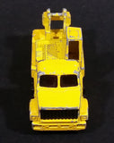 Vintage 1980s Majorette Movers Crane Truck Yellow #283 1/100 Die Cast Metal Toy Construction Equipment Vehicle - Treasure Valley Antiques & Collectibles
