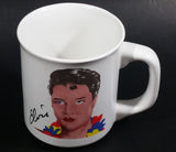 Vintage Elvis Presley in Hawaiian Clothing Wearing a Lei White Ceramic Coffee Mug Collectible - Treasure Valley Antiques & Collectibles