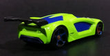 2009 Hot Wheels Impavido 1 Bright Green 3/7 Die Cast Toy Car Vehicle McDonald's Happy Meal