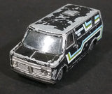 Vintage Yatming Delightful Van Black w/ Graphics Die Cast Toy Car Vehicle No. 899 - Treasure Valley Antiques & Collectibles