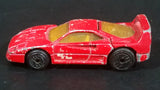 1989 Hot Wheels Ferrari F40 Red Die Cast Toy Dream Luxury Super Car Vehicle Opening Rear Mount Engine - Treasure Valley Antiques & Collectibles