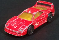 1989 Hot Wheels Ferrari F40 Red Die Cast Toy Dream Luxury Super Car Vehicle Opening Rear Mount Engine - Treasure Valley Antiques & Collectibles