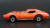 1980 Hot Wheels Chevrolet Corvette Stingray Orange Die Cast Toy Car Vehicle - Treasure Valley Antiques & Collectibles