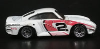 1998 Hot Wheels Porsche 959 Hi-Bank Racing White #2 Die Cast Toy Race Car Vehicle - Treasure Valley Antiques & Collectibles