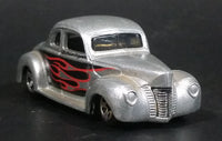 2004 Hot Wheels Pride Rides '40 Ford Coupe 8 Ball Silver Grey Die Cast Toy Hot Rod Car Vehicle - Treasure Valley Antiques & Collectibles