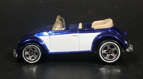 2006 Hot Wheels Classics Series 2 Volkswagen Beetle Convertible Spectraflame Blue Die Cast Toy Car Vehicle - Treasure Valley Antiques & Collectibles