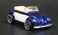 2006 Hot Wheels Classics Series 2 Volkswagen Beetle Convertible Spectraflame Blue Die Cast Toy Car Vehicle - Treasure Valley Antiques & Collectibles