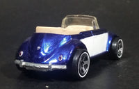 2006 Hot Wheels Classics Series 2 Volkswagen Beetle Convertible Spectraflame Blue Die Cast Toy Car Vehicle - Treasure Valley Antiques & Collectibles