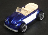 2006 Hot Wheels Classics Series 2 Volkswagen Beetle Convertible Spectraflame Blue Die Cast Toy Car Vehicle - Treasure Valley Antiques & Collectibles