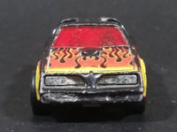 2006 Hot Wheels Hot Bird 1977 Pontiac Firebird Trans Am Black w/ Flames Die Cast Toy Car Vehicle - Treasure Valley Antiques & Collectibles