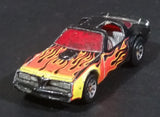 2006 Hot Wheels Hot Bird 1977 Pontiac Firebird Trans Am Black w/ Flames Die Cast Toy Car Vehicle - Treasure Valley Antiques & Collectibles