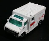 1989 Hot Wheels Workhorses American Ambulance White Die Cast Toy Car Emergency Paramedics Rescue Vehicle - Opening Rear Doors - Treasure Valley Antiques & Collectibles