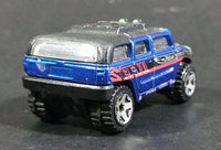 2004 Hot Wheels First Editions Rockster Blue Hummer Style Die Cast Toy Car Vehicle - Treasure Valley Antiques & Collectibles