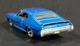 2010 Hot Wheels Muscle Mania '70 Buick GSX Dark Electric Blue Die Cast Toy Car Vehicle - Treasure Valley Antiques & Collectibles