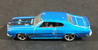 2010 Hot Wheels Muscle Mania '70 Buick GSX Dark Electric Blue Die Cast Toy Car Vehicle - Treasure Valley Antiques & Collectibles