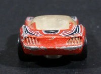 2007 Hot Wheels HW's Design Pony-Up Orange w/ Grey & Black Stripes Die Cast Toy Race Car Vehicle - Treasure Valley Antiques & Collectibles