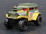 2011 Hot Wheels Video Game Heroes Bad Mudder 2 Olive Green & Gold Die Cast Toy Car Vehicle - Treasure Valley Antiques & Collectibles