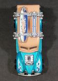 2010 Hot Wheels HW Garage '40s Woodie Ocean Blue Surfing Die Cast Toy Muscle Car Vehicle - Treasure Valley Antiques & Collectibles