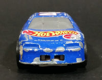 2000 Hot Wheels Racer Nascar #44 7/20 Blue Die Cast Toy Race Car Vehicle McDonald's Happy Meal - Treasure Valley Antiques & Collectibles