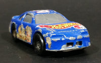 2000 Hot Wheels Racer Nascar #44 7/20 Blue Die Cast Toy Race Car Vehicle McDonald's Happy Meal - Treasure Valley Antiques & Collectibles